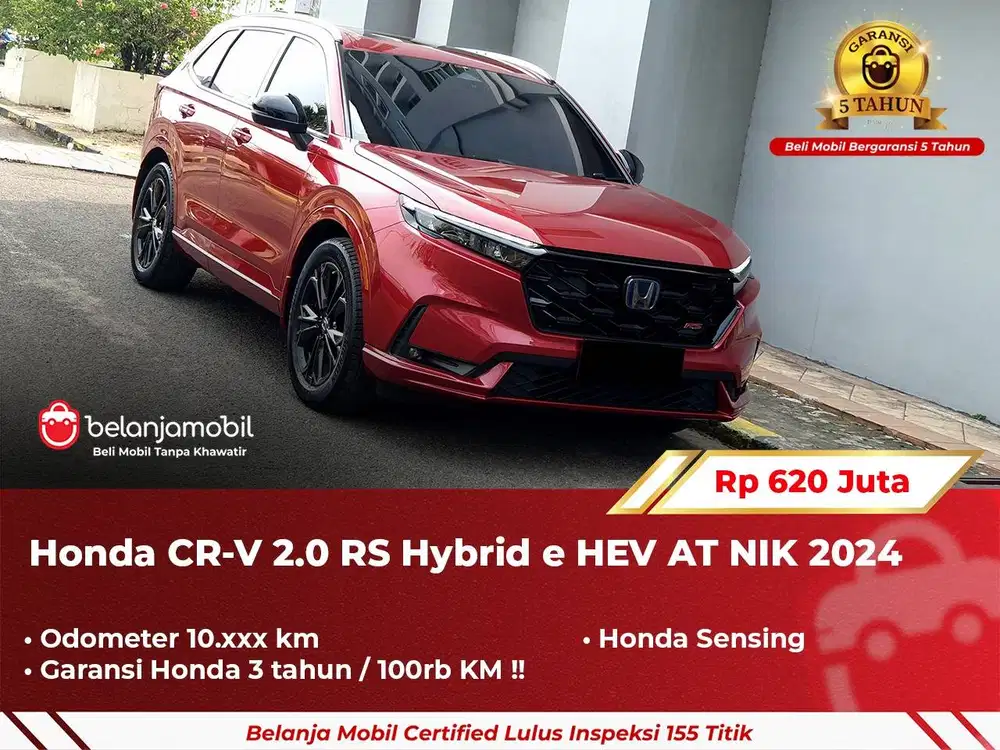 [ GARANSI 5TH ] Honda CR-V CR V CRV 2.0 RS Hybrid EV Sensing 2024/202