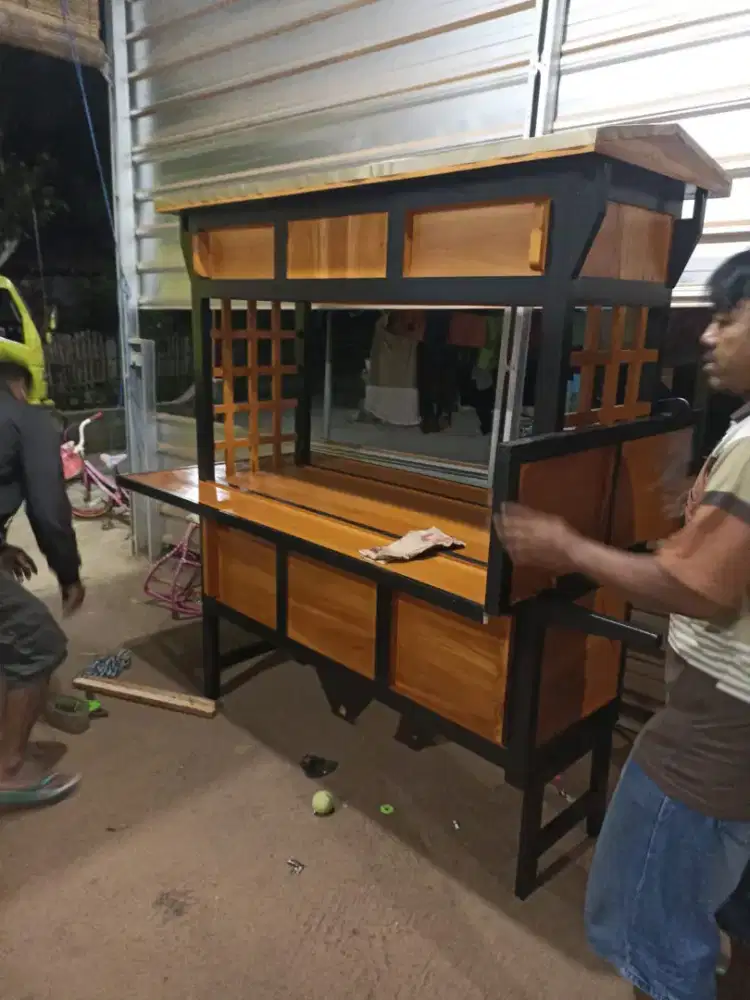 Gerobak Angkringan Bakso Mie Ayam PeceL Bubur Sate Martabak Ronde dlL