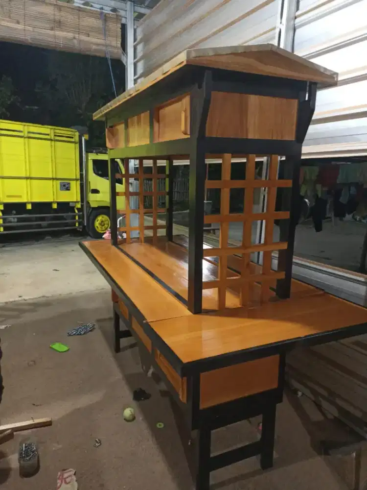 Gerobak Angkringan Bakso Mie Ayam PeceL Bubur Sate Martabak Ronde dlL