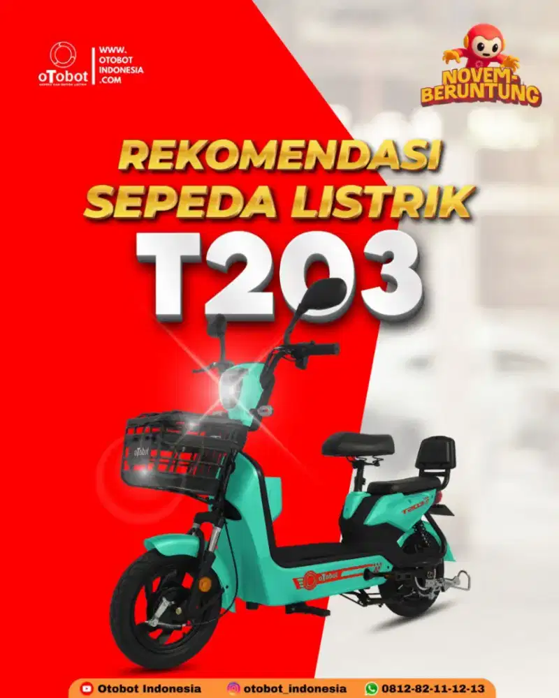 Sepeda listrik otobot T203