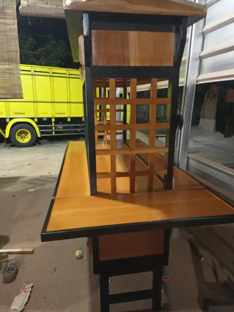 Gerobak Angkringan Bakso Mie Ayam PeceL Bubur Sate Martabak Ronde dlL