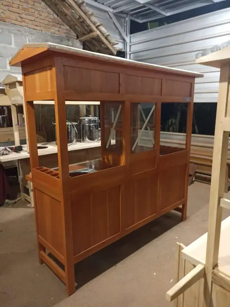 Gerobak Angkringan Bakso Mie Ayam PeceL Bubur Sate Martabak Ronde dlL