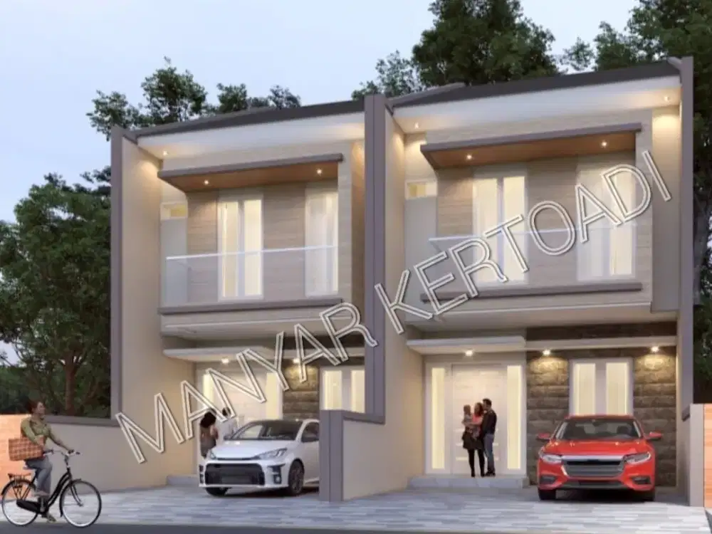 DIJUAL RUMAH BARU GRESS DI MANYAR KERTOADI