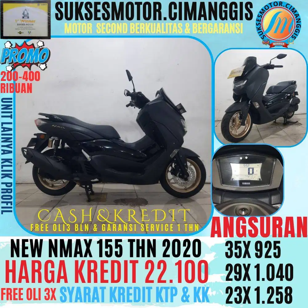 ALL NEW NMAX 155 CASH/KREDIT CASHBACK UPTO 700RIBUAN FREE OLI 3 BLN