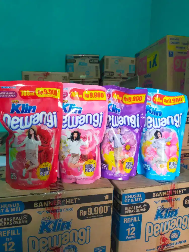 So klin pewangi double parfume 780 ml