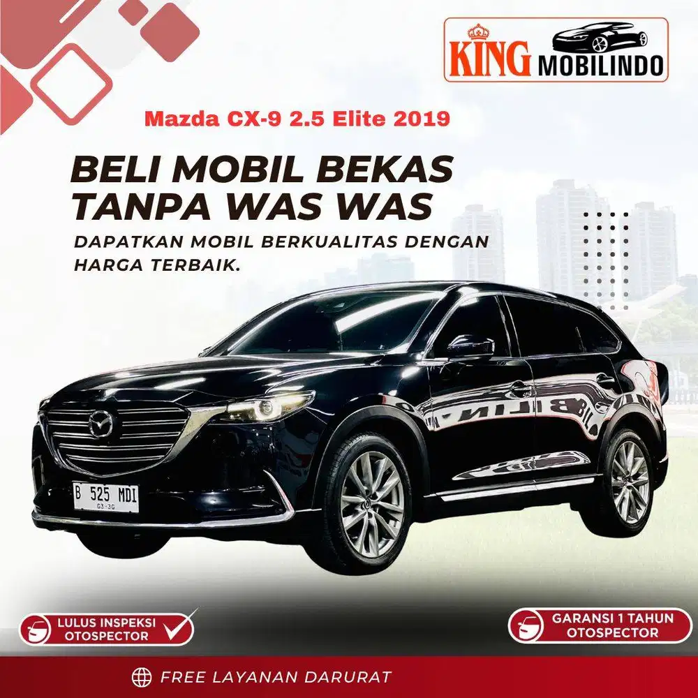 ( Garansi 1 Tahun ) Mazda CX-9 2.5 2019 Skyactive