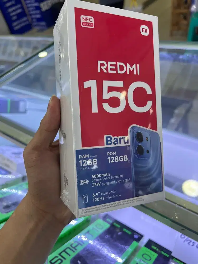 Redmi 15C ram6/128gb new garansi resmi xiaomi tam ready