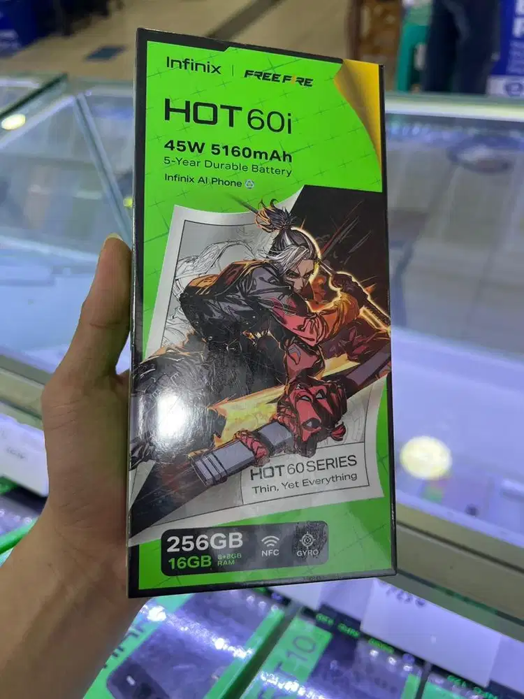 Infinix Hot 60I ram8/256gb new garansi resmi infinix ready