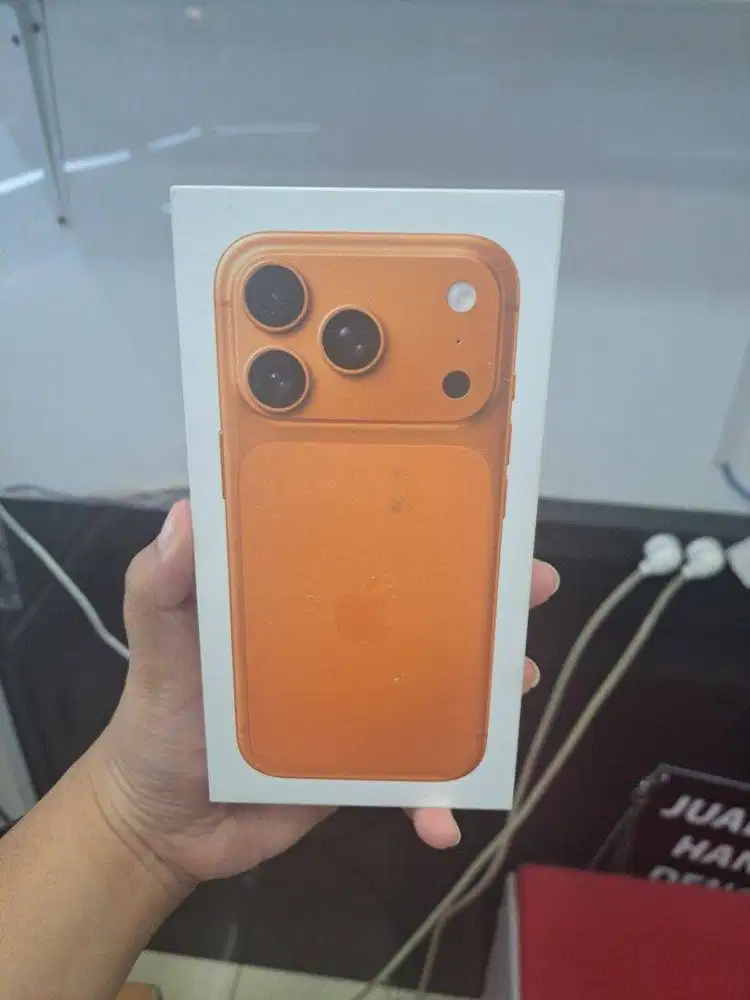 IPhone 17 Pro 256GB Cosmic Orange New Segel Box Garansi IBOX