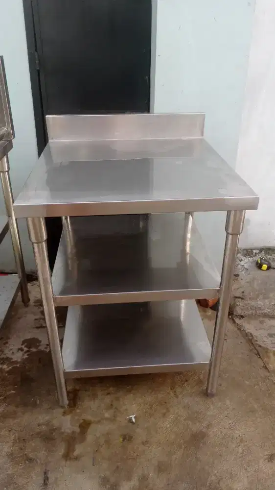 Meja stainless 2m