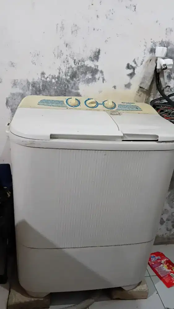 Sharp mesin cuci 2 tabung
