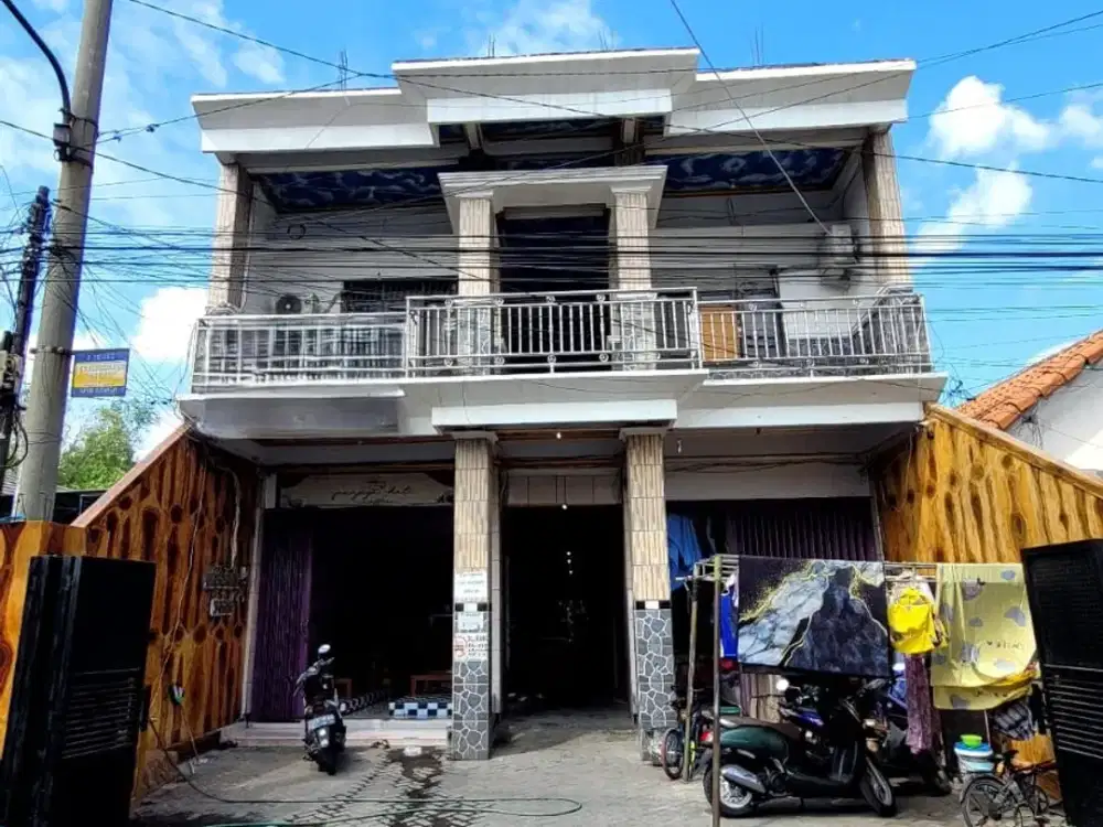 DIJUAL RUMAH TOKO KOST AKTIF 28 Kamar FULL FURNISHED LOKASI BUNGURASIH WARU SIDOARJO