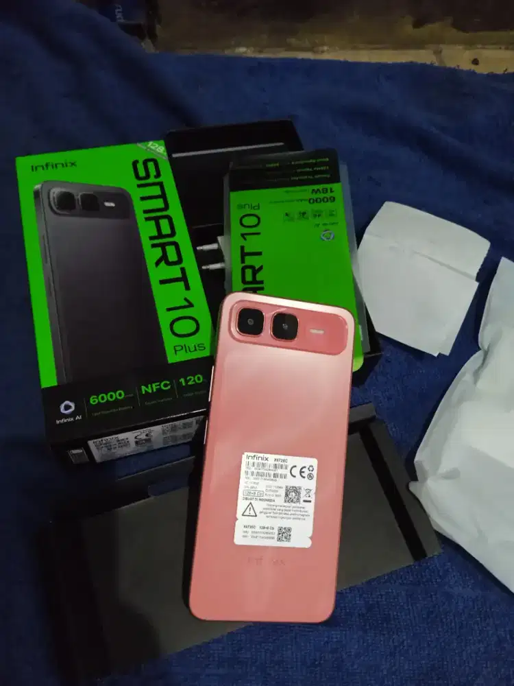 Infinix smrt 10 plus ram 8+8/128 pemakaian 1bln