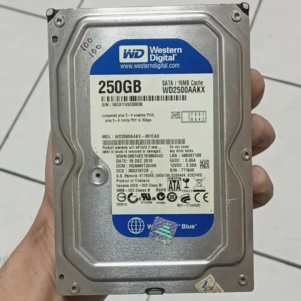 HDD PC 3,5 inchi 250GB