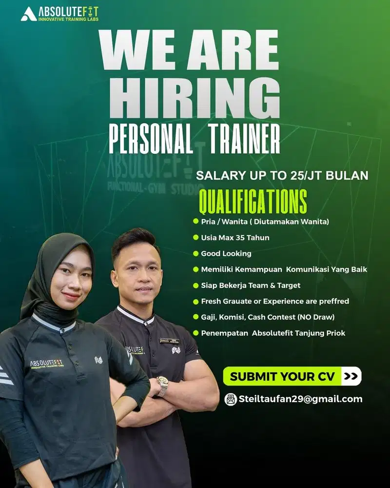 Lowongan personal trainer