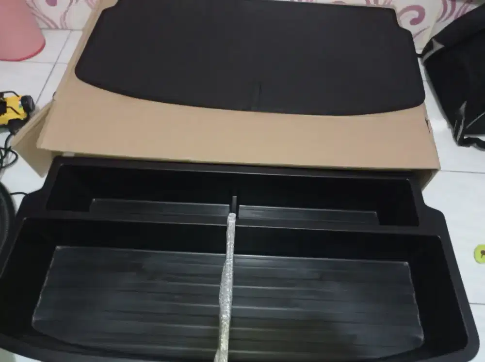 BYD ATTO 1 Storage Bagasi Tambahan Box + Tutup Plastik ABS Hitam