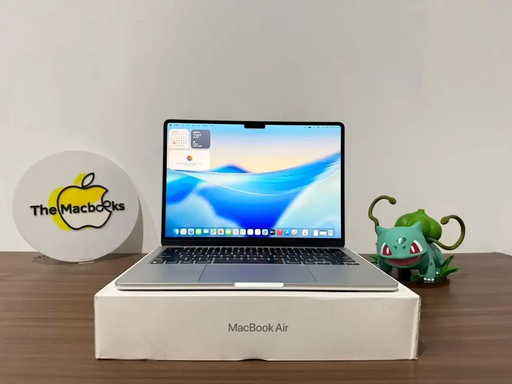 Macbook Air M3 2024 Silver MRXQ3 Ram 8gb Ssd 256gb 13 inch Fullset