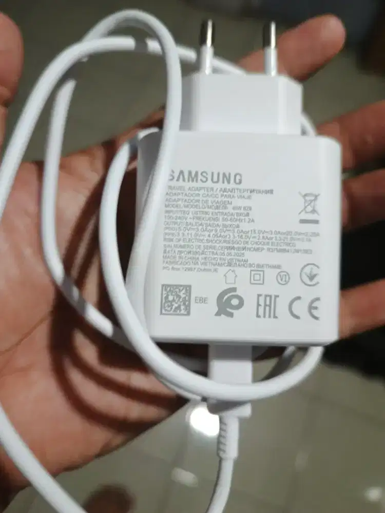 Charger Samsung 45 original garansi uang kembali