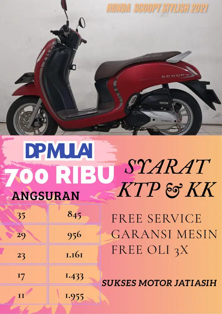 HONDA SCOOPY STYLISH  2021