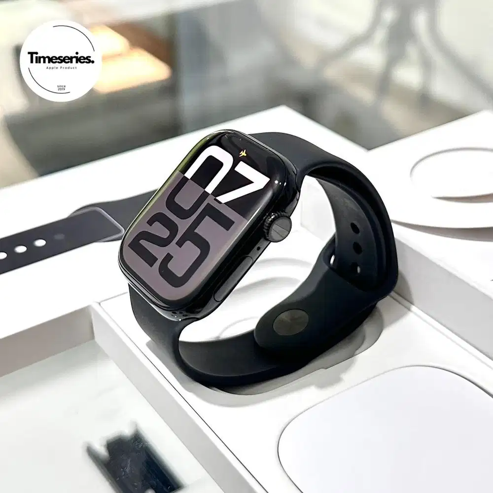 iBox Apple Watch Series 10 46mm BH100% Jetblack Fullset Ori Mulus