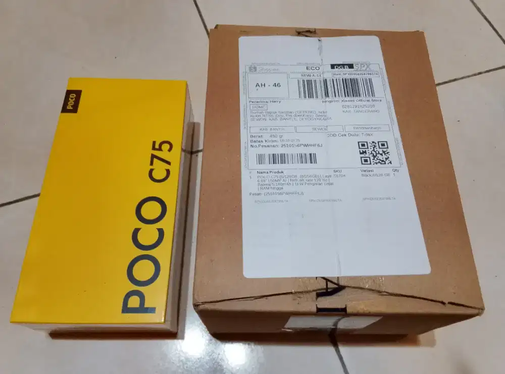 Poco C75 NFC Hitam 6GB/128GB