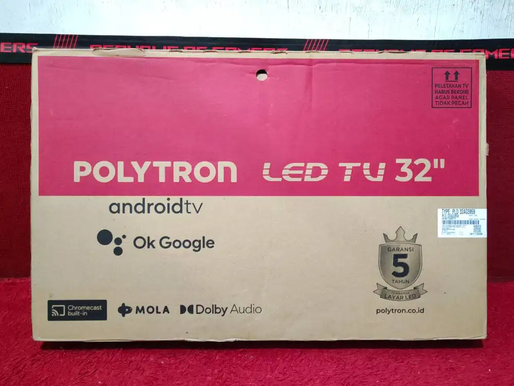 TV Polytron PLD32AG Android TV Digital 32 inc FULLSET