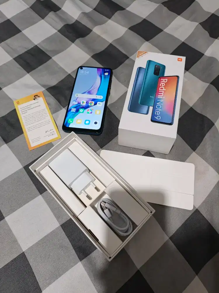 Xiaomi Redmi Note 9 Ex Resmi indo Siap pakai