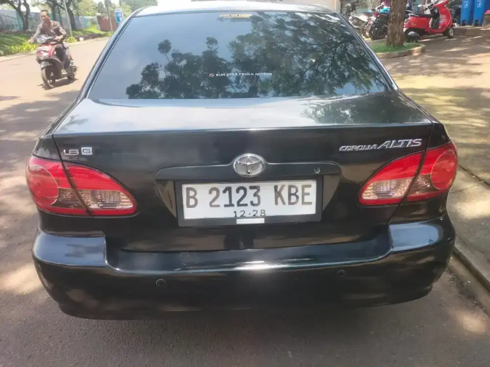 Toyota Altis manual 2004