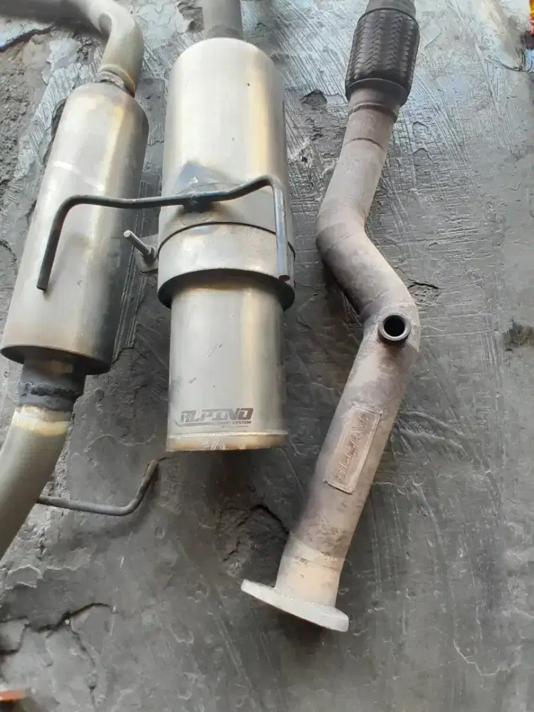 Knalpot brio full system alphino