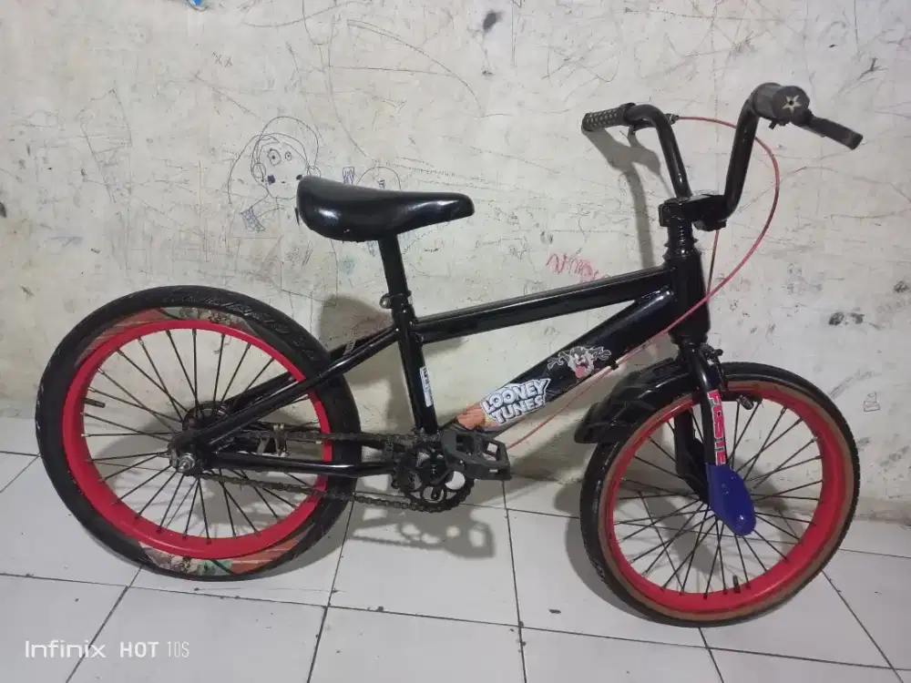 SEPEDA ANAK COWOK UKURAN 18 KOKOH SIAP PAKAI