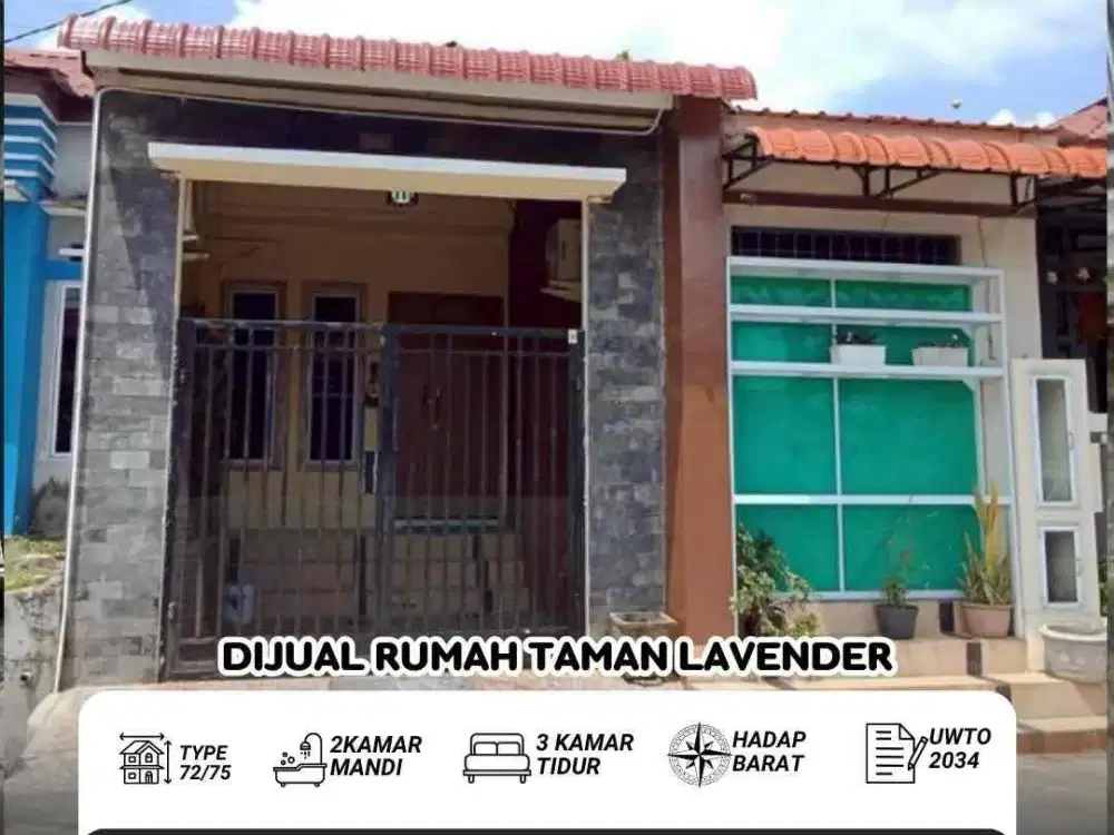 Dijual Rumah Taman Lavender Batam Center