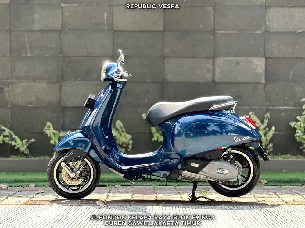 PIAGGIO VESPA PRIMAVERA S150 IGET ABS Th 2022 Warna Biru Perfect Condi