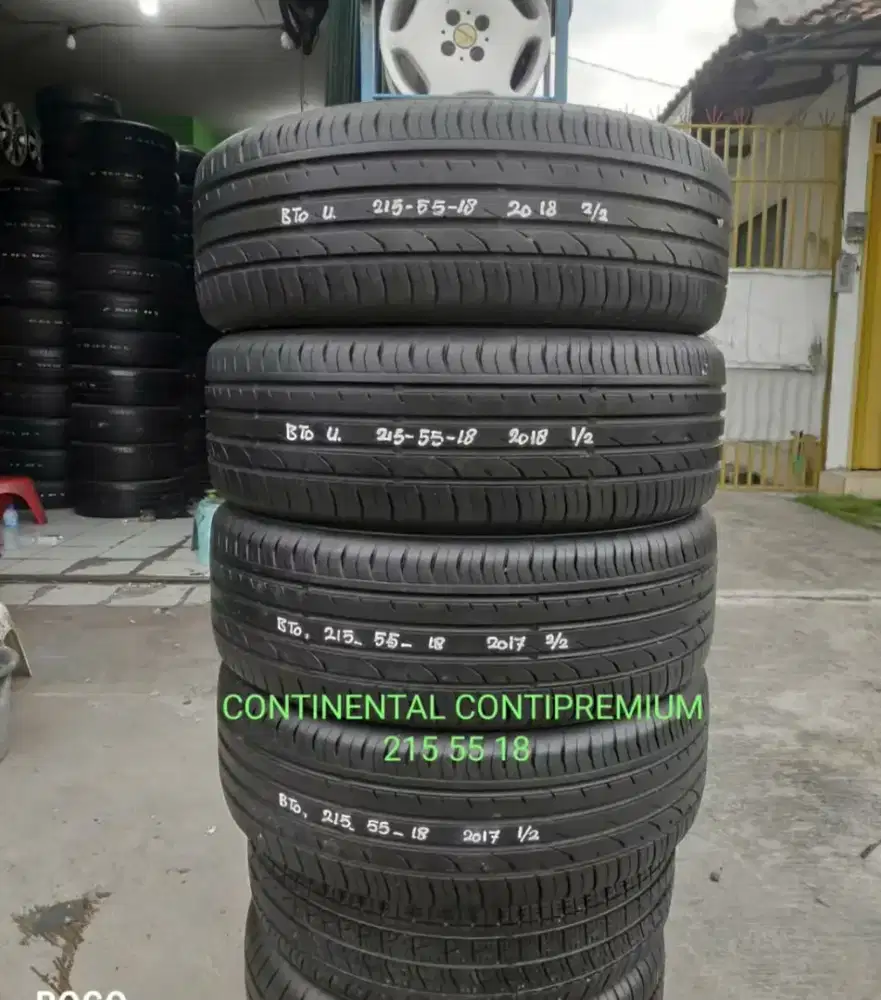 4 pcs ban CONTINENTAL CONTIPREMIUMCONTACT2 215_55_18 (2018+2017)
