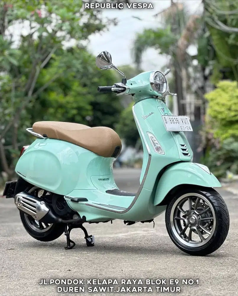 PIAGGIO VESPA PRIMAVERA S150 IGET ABS TH 2020 WARNA GREEN RELAX PERFEC