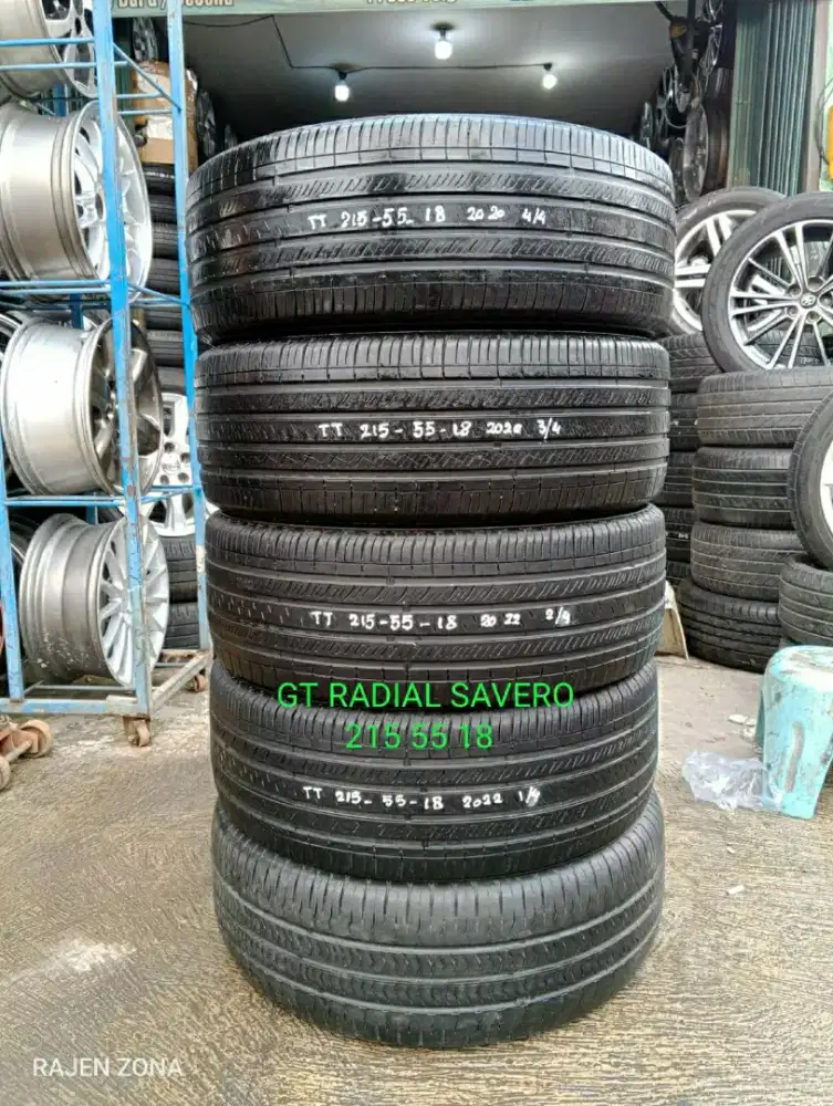4 pcs ban second GT RADIAL SAVERO 215_55_18 (2022+2020)