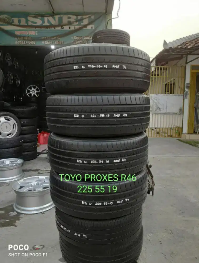 4 pcs ban second TOYO PROXES R46 225_55_19 (2018)