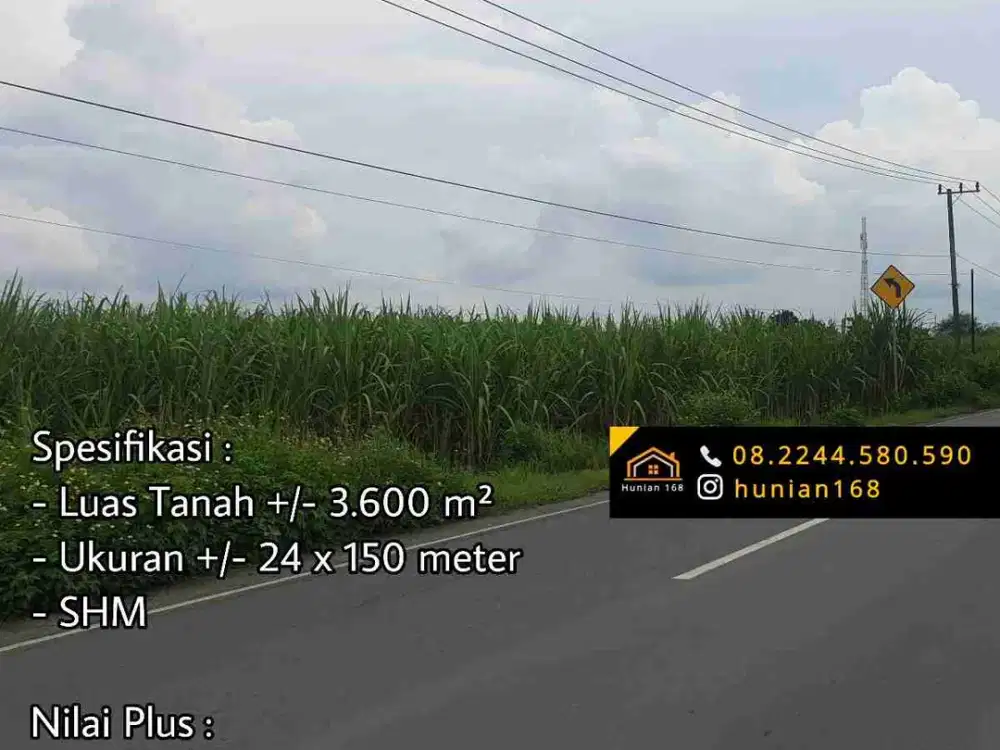 Tanah Gudang Industri Nol Jalan Raya Provinsi Propinsi Benjeng Cerme Metatu Banjarsari Gresik