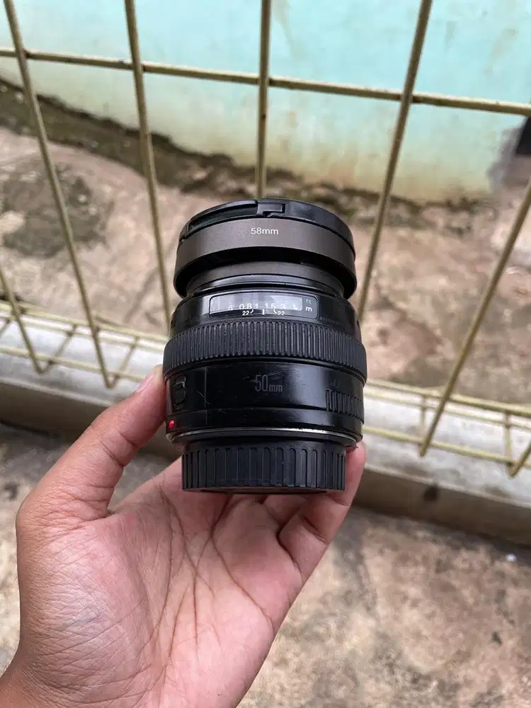 Lensa fix canon 50mm f1.4 USM