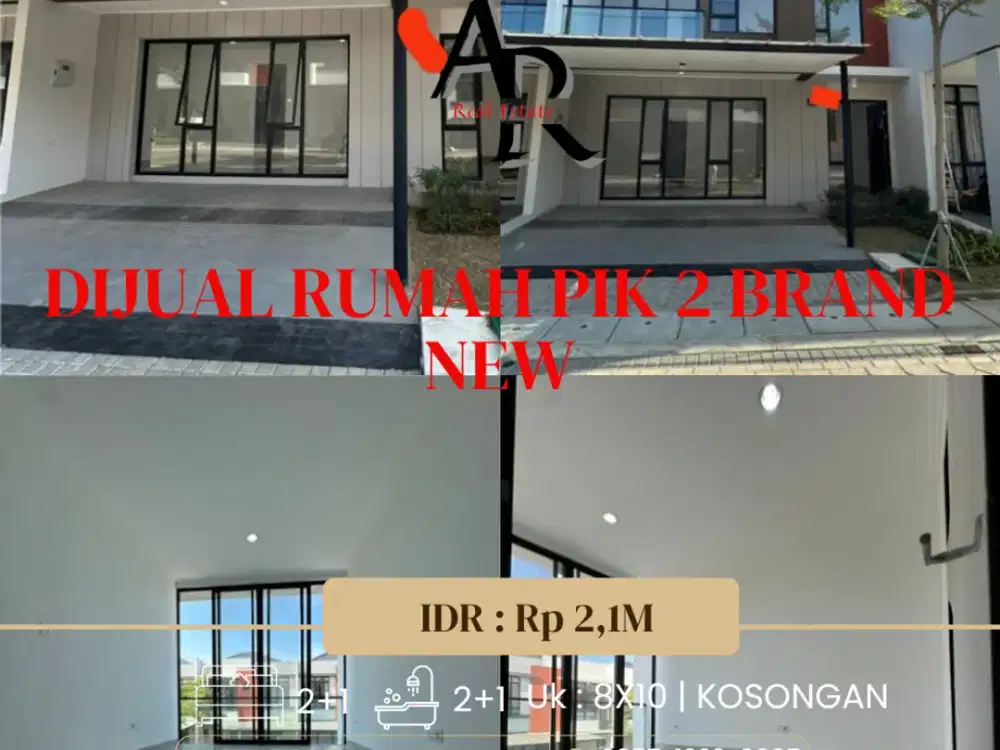 Dijual Rumah PIK 2 Milenial Brand new