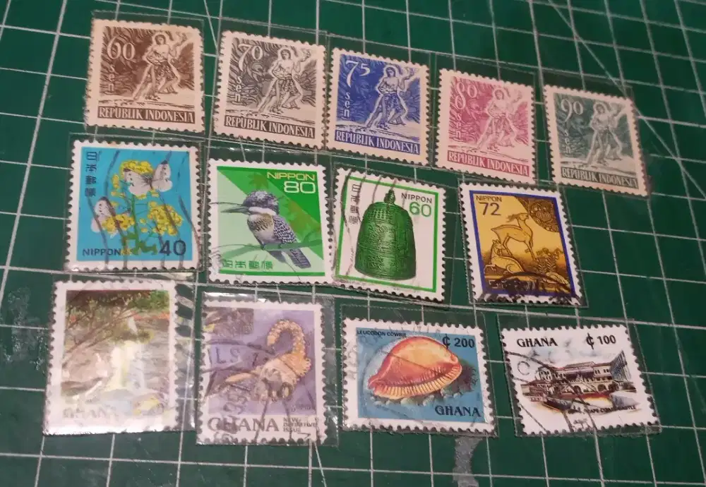 Take all perangko 13 biji lawas