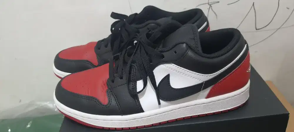 Sepatu Air jordan 1 LOW red panda ORI