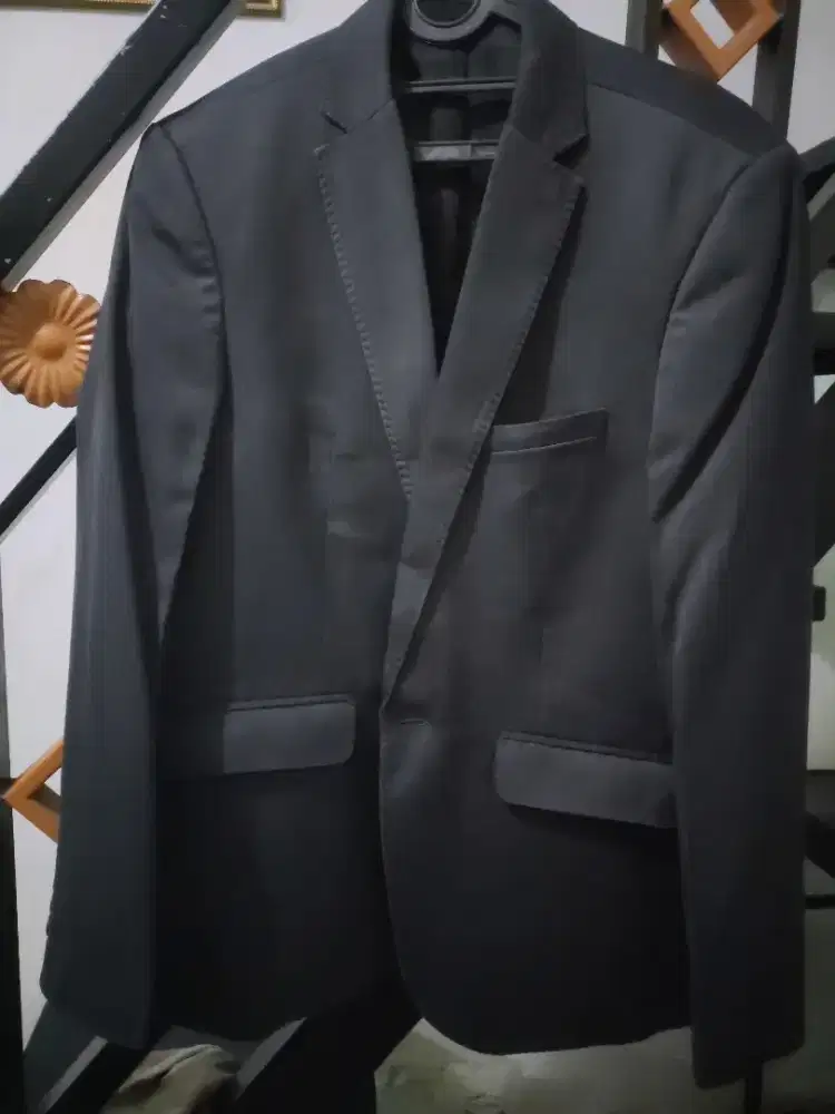 1 stell jas warna abu abu