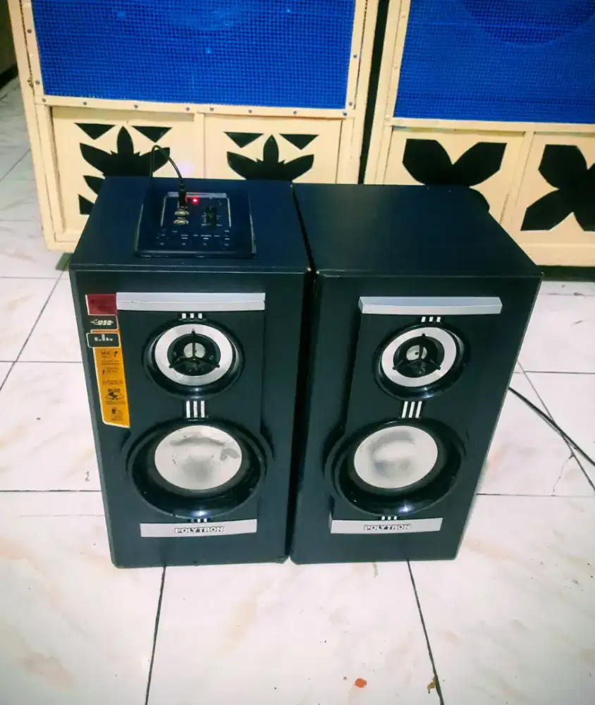Speaker aktif polytron mulus original