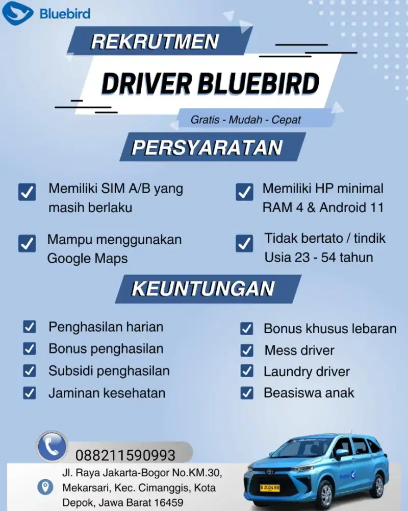 Lowongan kerja supir