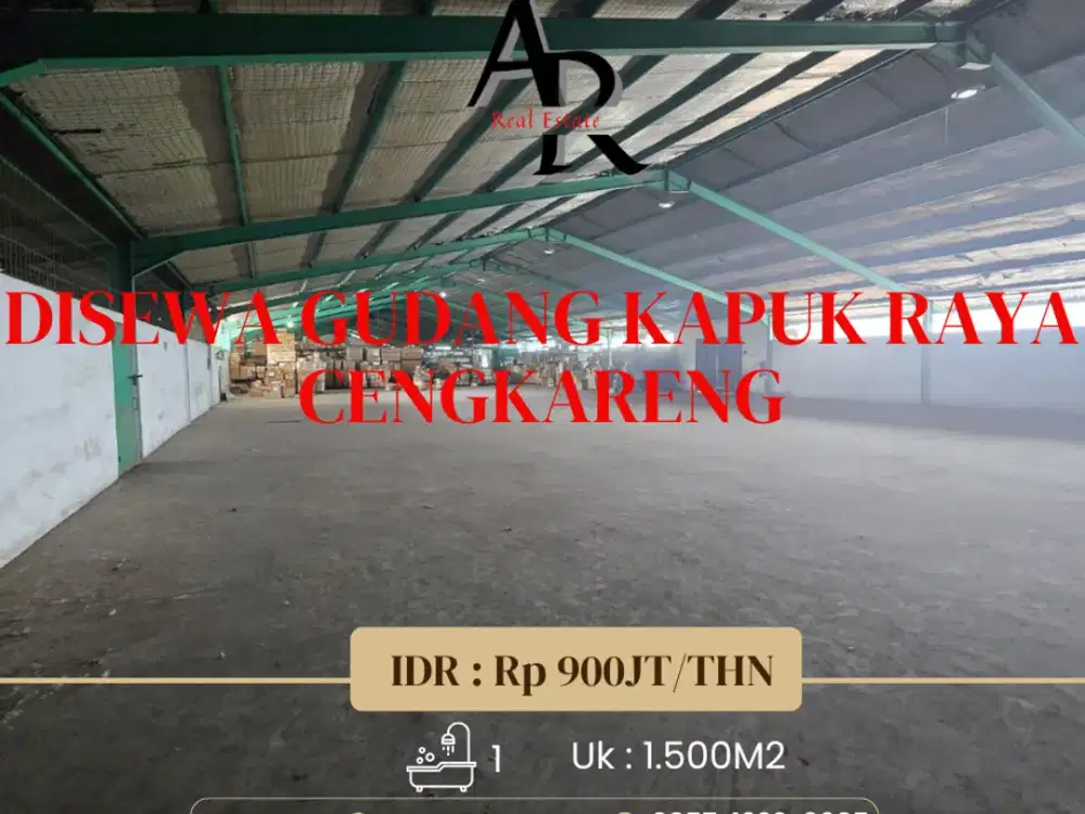 Disewa Gudang bersama Kamal raya cengkareng jakarta barat