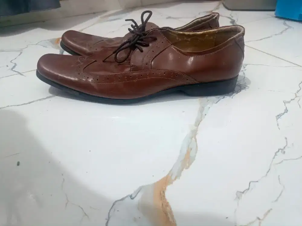 Sepatu pantopel coklat
