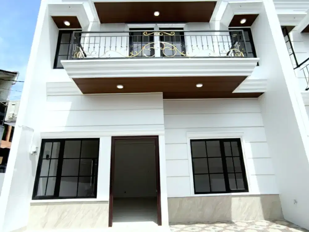 Rumah super mewah 1 Man di Jatiwaringin, Strategis hanya 5 menit exit tol jorr jatiwaringin, terbukti bebas banjir