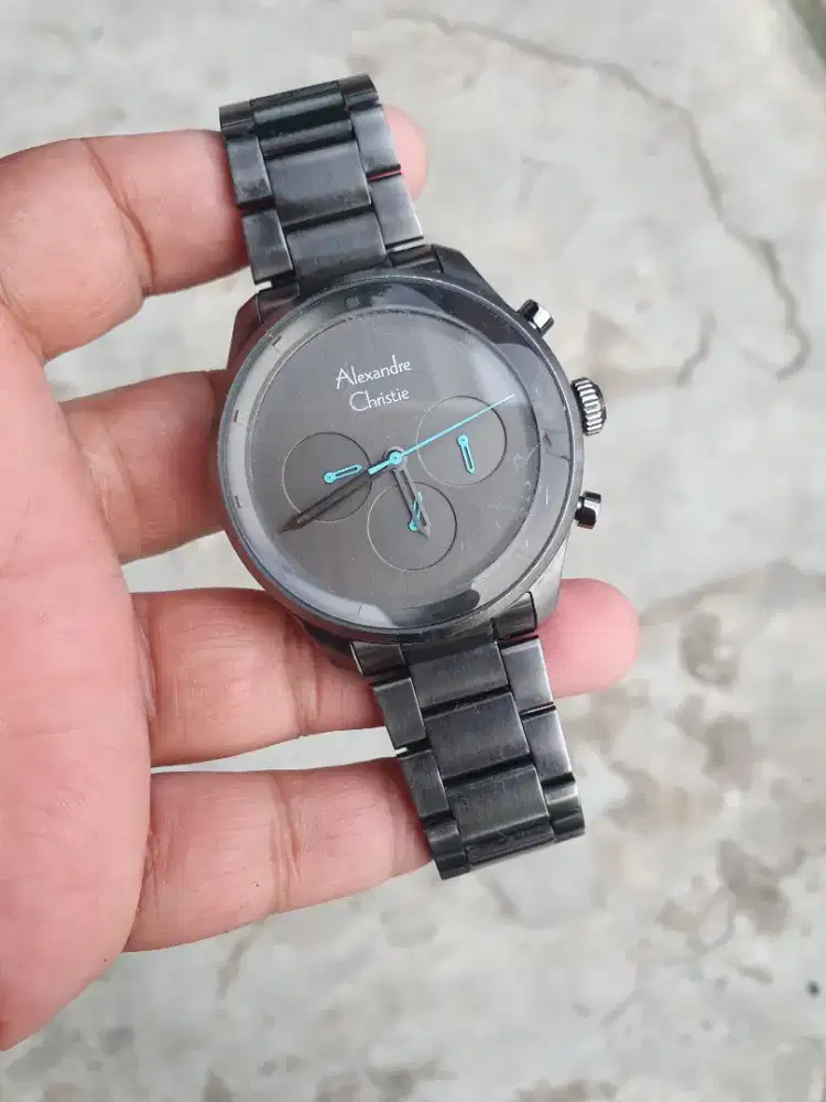 Jam tangan alexandre christie 6513 jaminan original