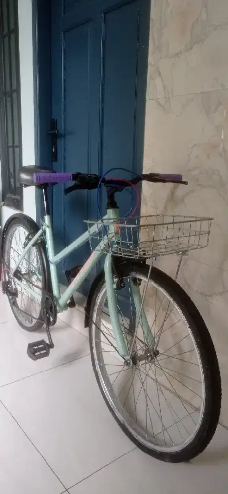 sepeda commuter vintage lady lalcer 26 mtb murah dewasa wanita