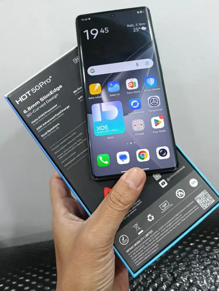 Infinix hot 50 pro plus 8/256 resmi Indonesia kondisi istimewa